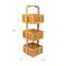 Organize It All Lohas Bamboo Deluxe 3-Tier Bathroom Caddy
